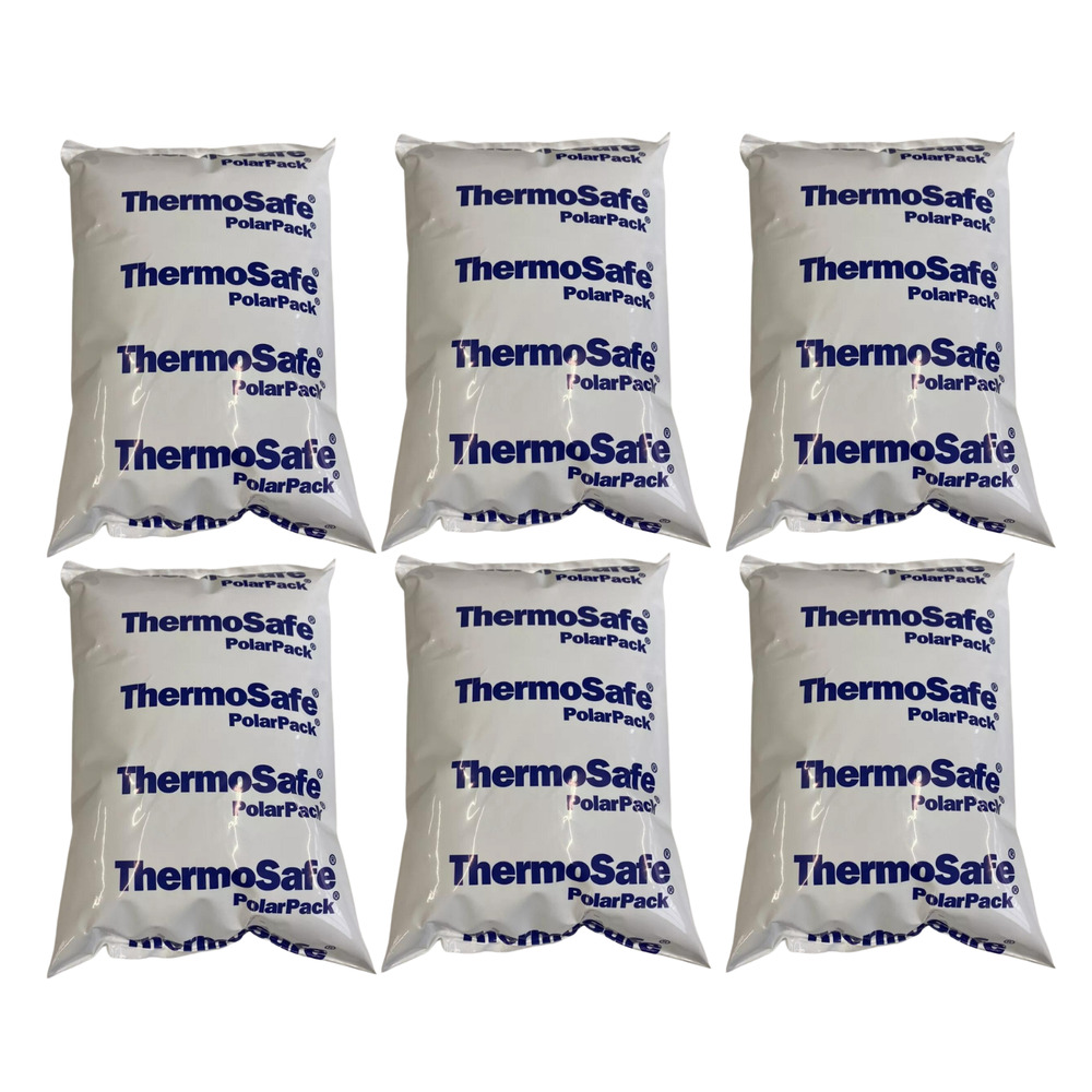 Thermosafe PP24 PolarPack Refrigerant Gel Pack 8 x 5.5 x 1.25 24oz (6 Pack)